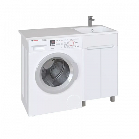 Тумба SanStar Эллада 60 с раковиной Cosmos/Даллас 1200 R с кронштейном