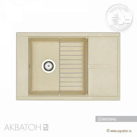 Мойка кухонная Делия 78 шампань  1A715132DE290