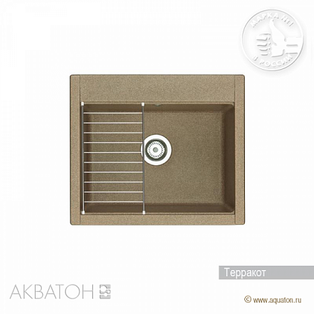 Мойка кухонная Делия 60 терракот  1A715232LD270